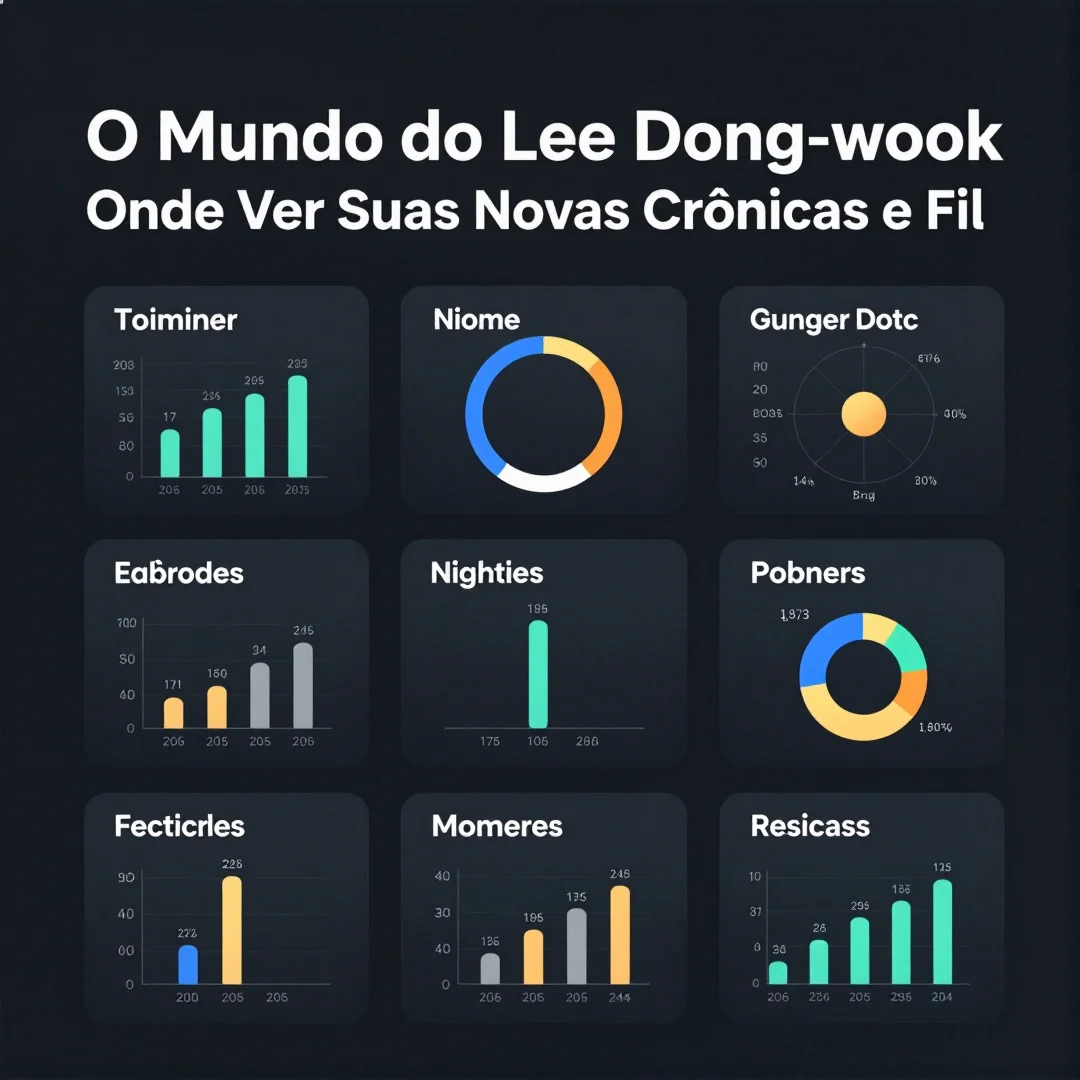 Infográfico - O Mundo do Lee Dong-wook: Onde Ver Suas Novas Crônicas e Filmes no Streaming no Brasil