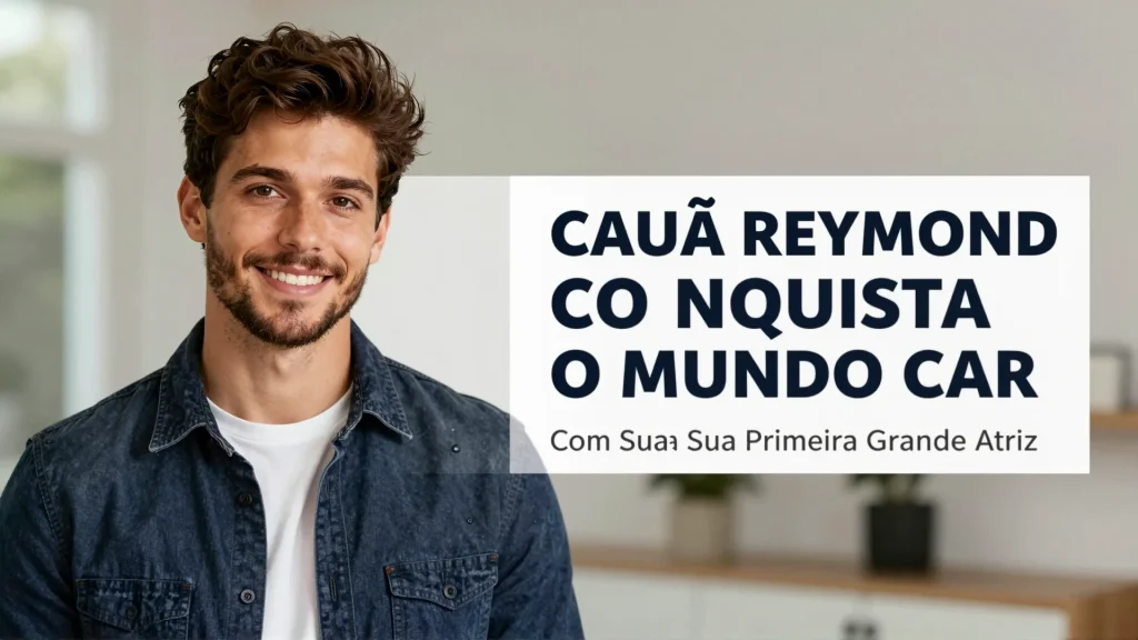 Cau Reymond Conquista o Mundo com Sua Primeira Grande Atriz