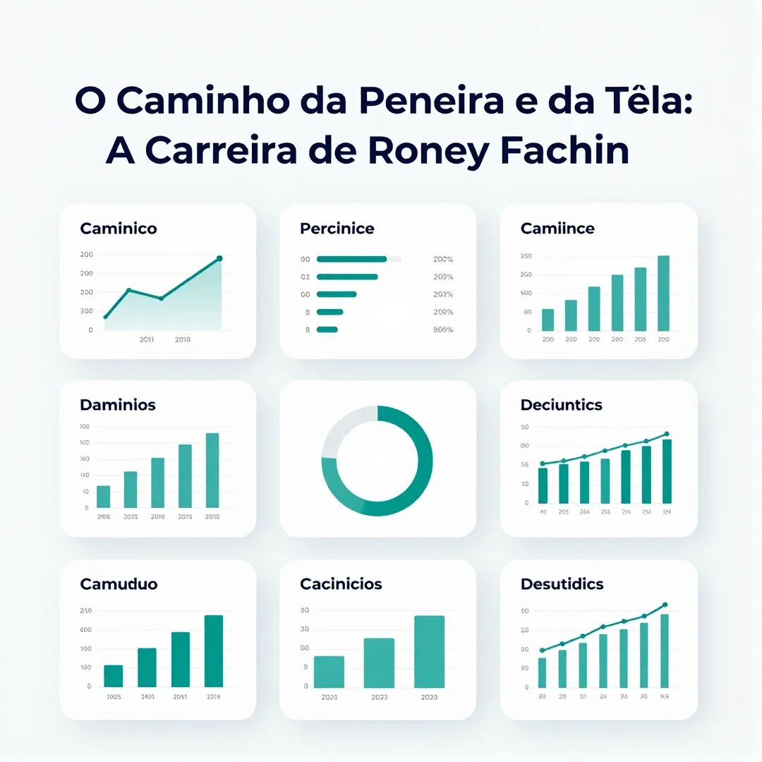 Infográfico - O Caminho da Peneira e da Tela: A Carreira de Roney Facchin no Cinema Brasileiro
