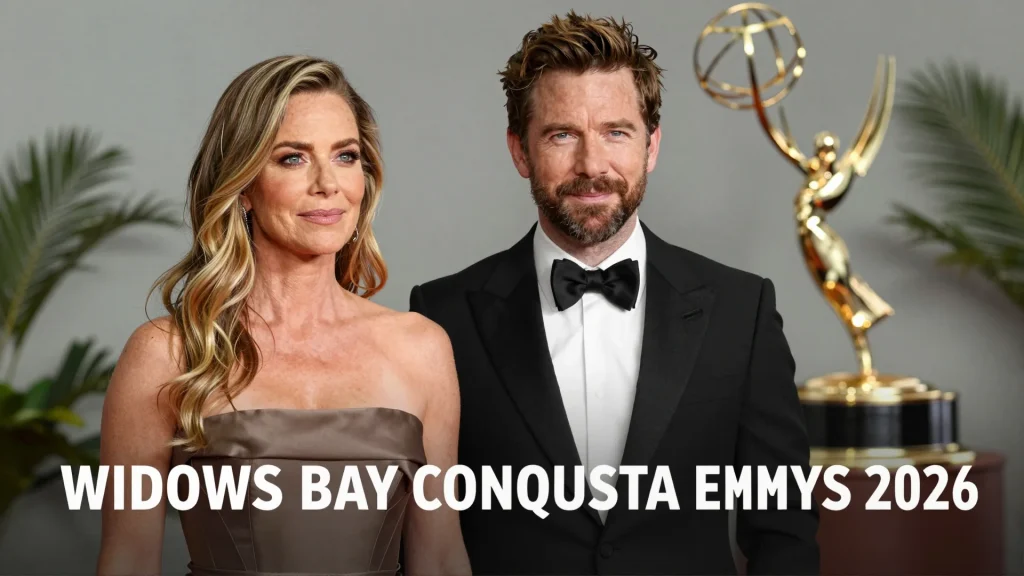 Widows Bay conquista Emmys 2026 Jean Smart e Noah Wyle celebram vitria histrica