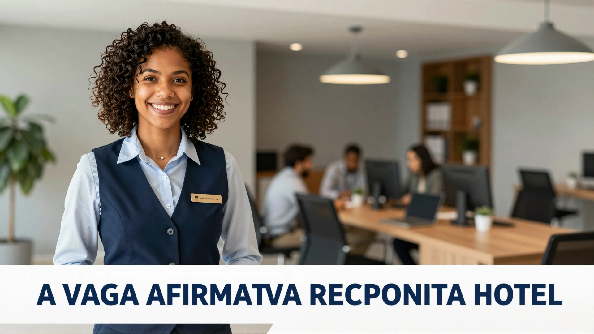 A vaga afirmativa recepcionista hotel abre inscrições na Band Group