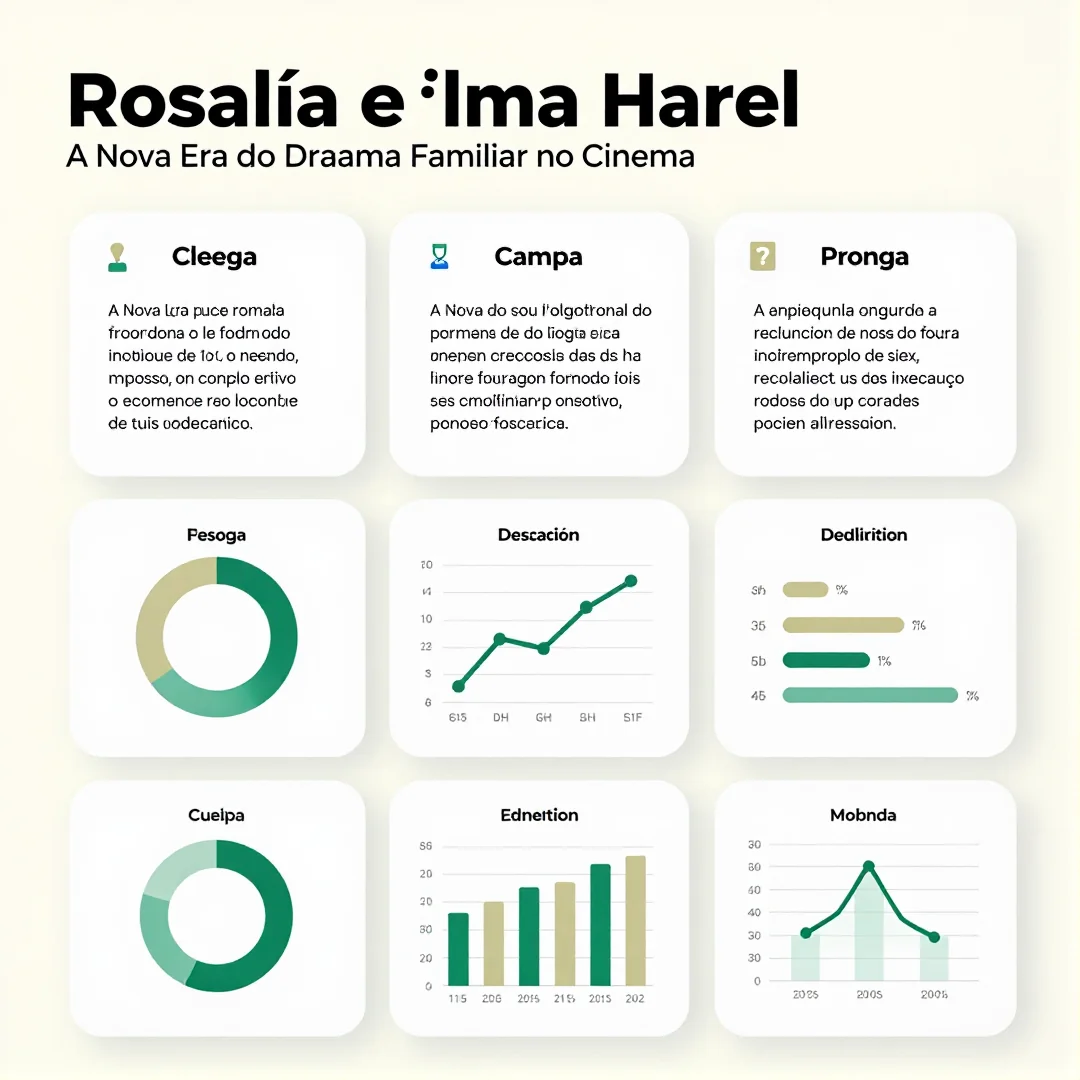 Infográfico - Rosalía e Alma Harel: A Nova Era do Drama Familiar no Cinema