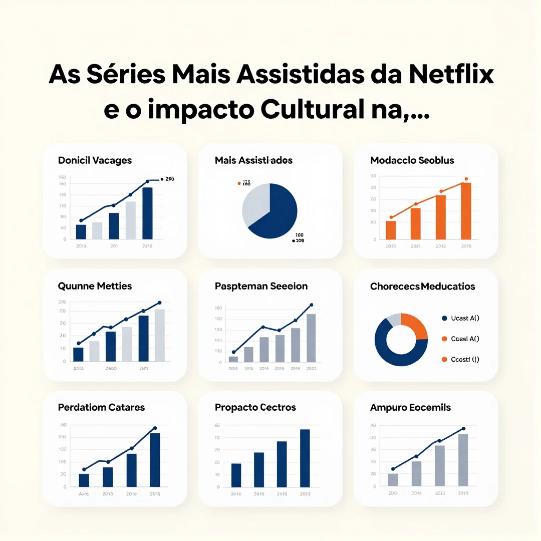 Infográfico - As Séries Mais Assistidas da Netflix e o Impacto Cultural na Era do Streaming