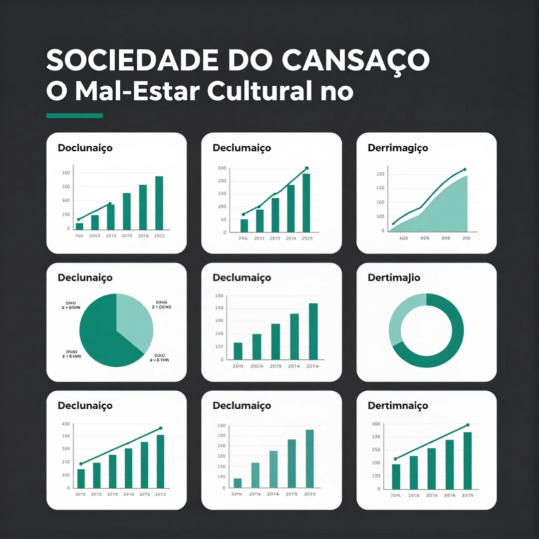 Infográfico - Sociedade do Cansaço: O Mal-Estar Cultural no Mundo dos Criadores de Conteúdo