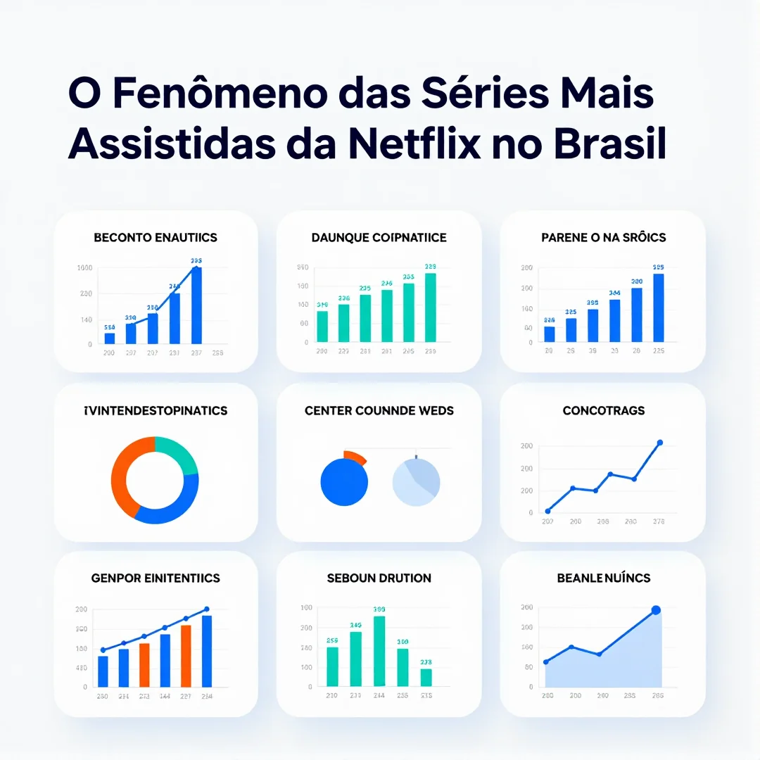 Infográfico - O Fenômeno das Séries Mais Assistidas da Netflix no Brasil: Tendências e Cultura Pop Global