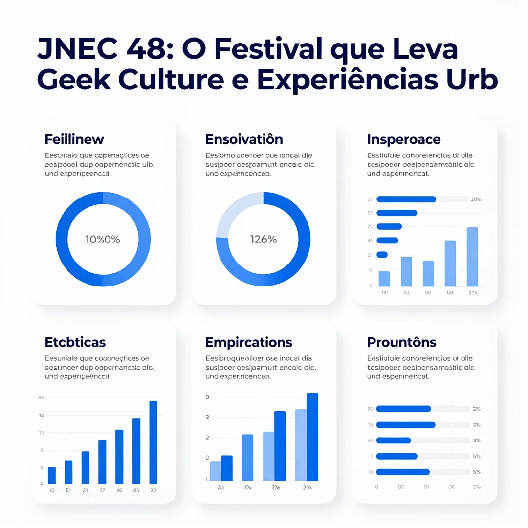 Infográfico - JNEC 48: O Festival que Leva Geek Culture e Experiências Urbanas ao Brasil
