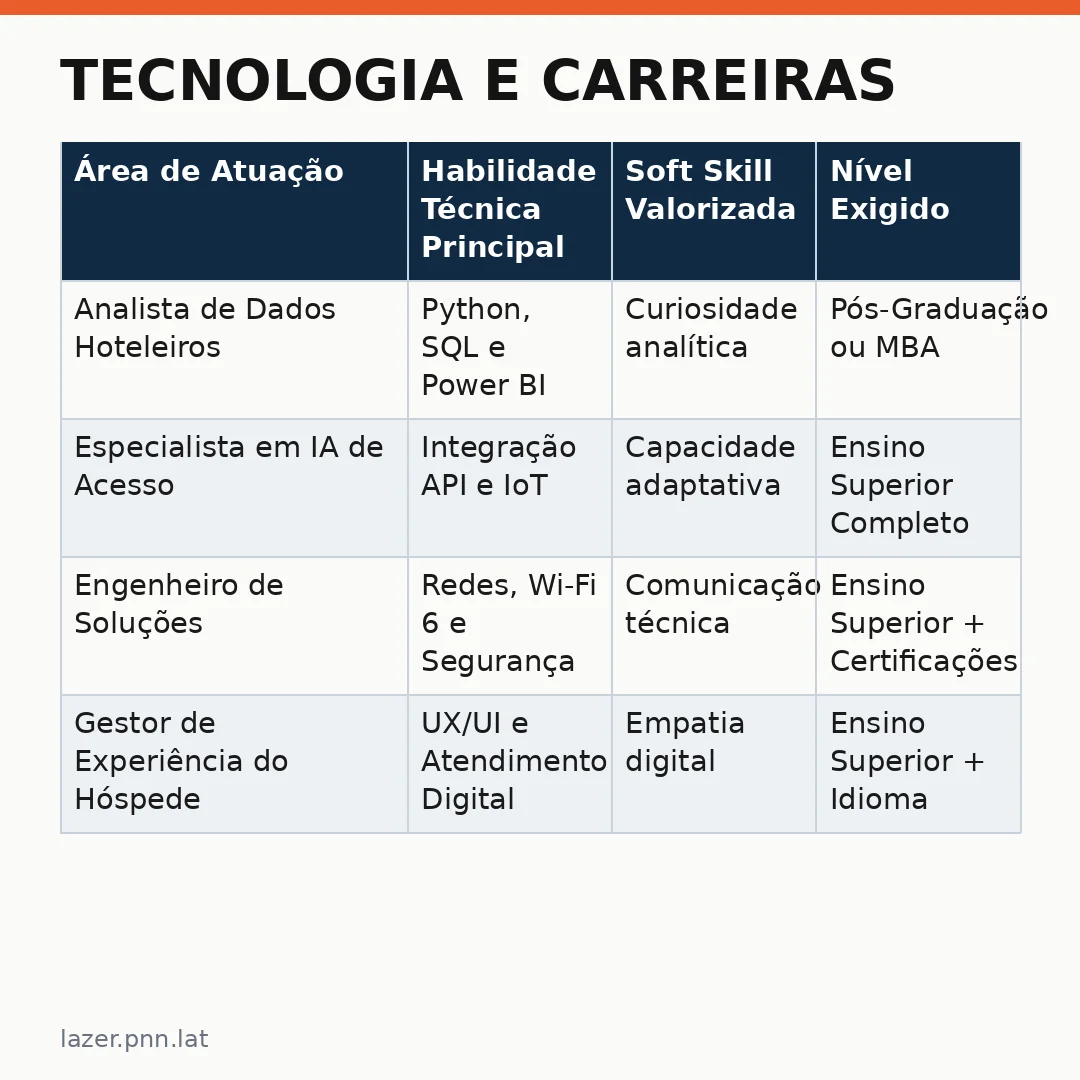 Infográfico - Tecnologia e Carreiras: Assa Abloy amplia oportunidades no setor hoteleiro