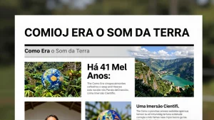 Como Era o Som da Terra H 41 Mil Anos Uma Imerso Cientfica e Sensorial