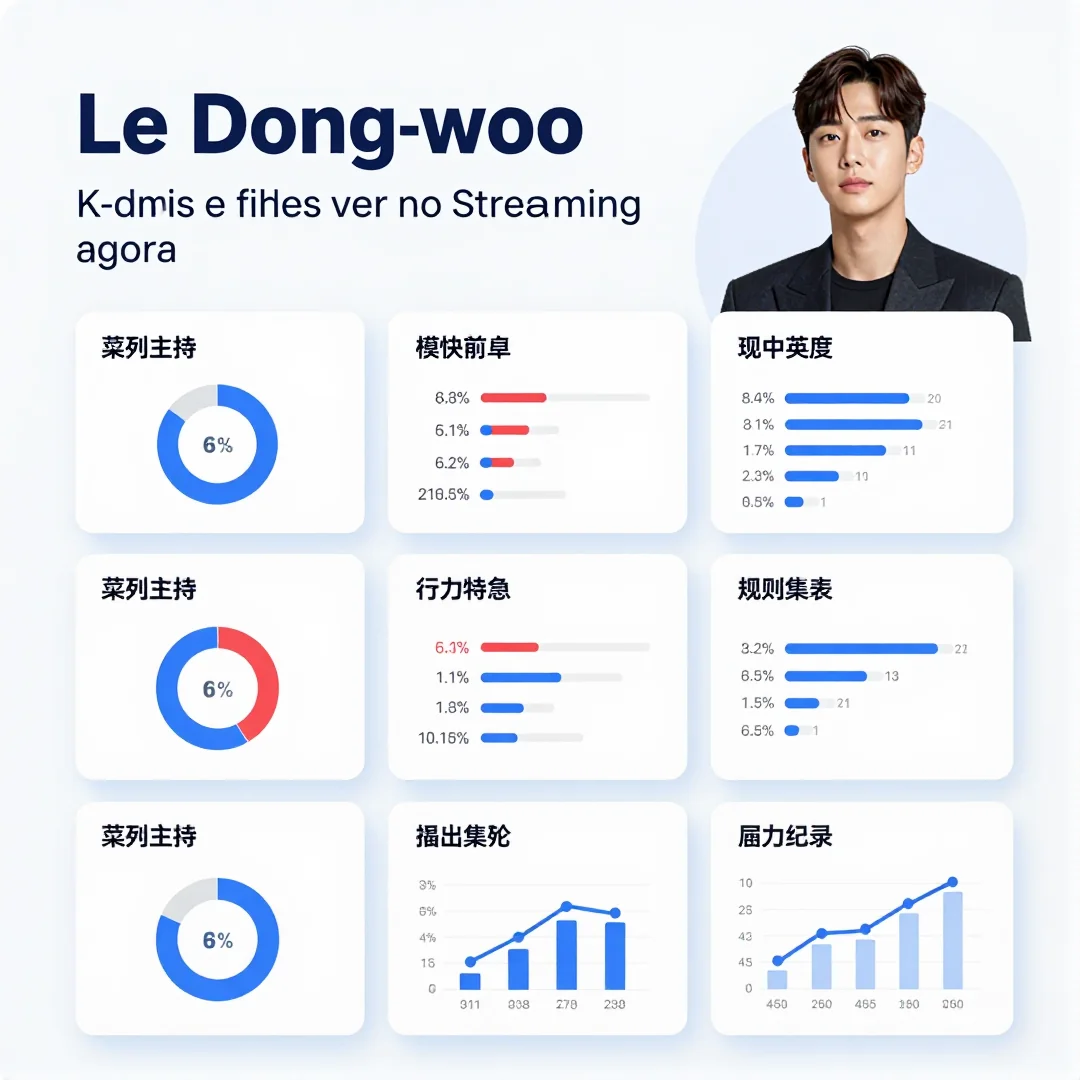 Infográfico - Lee Dong-wook: K-dramas e filmes para ver no streaming agora!