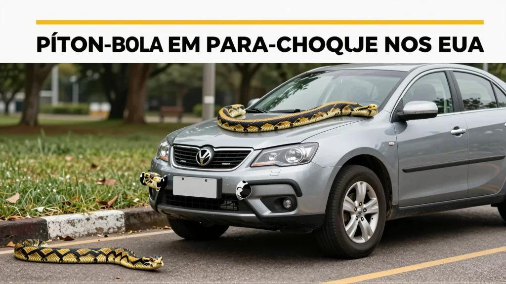 Ptonbola em parachoque nos EUA quando a vida selvagem vira o centro do entreteni