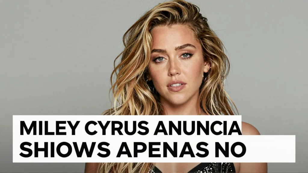 Miley Cyrus anuncia shows apenas nos EUA e fs podem ir at ela