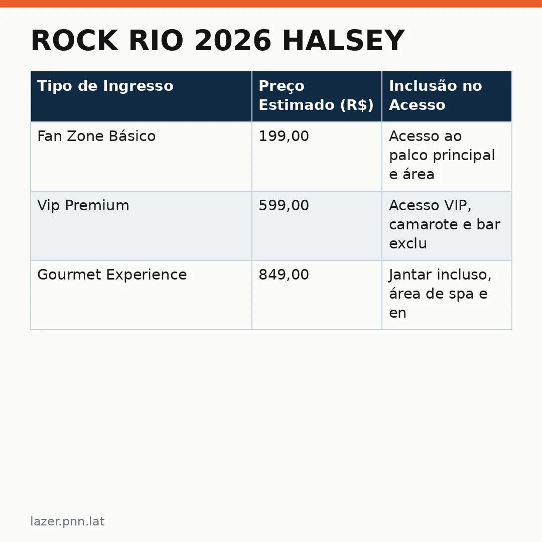 Infográfico - Rock Rio 2026 Halsey: O Festival que Transforma o Rock em Experiência de Vida