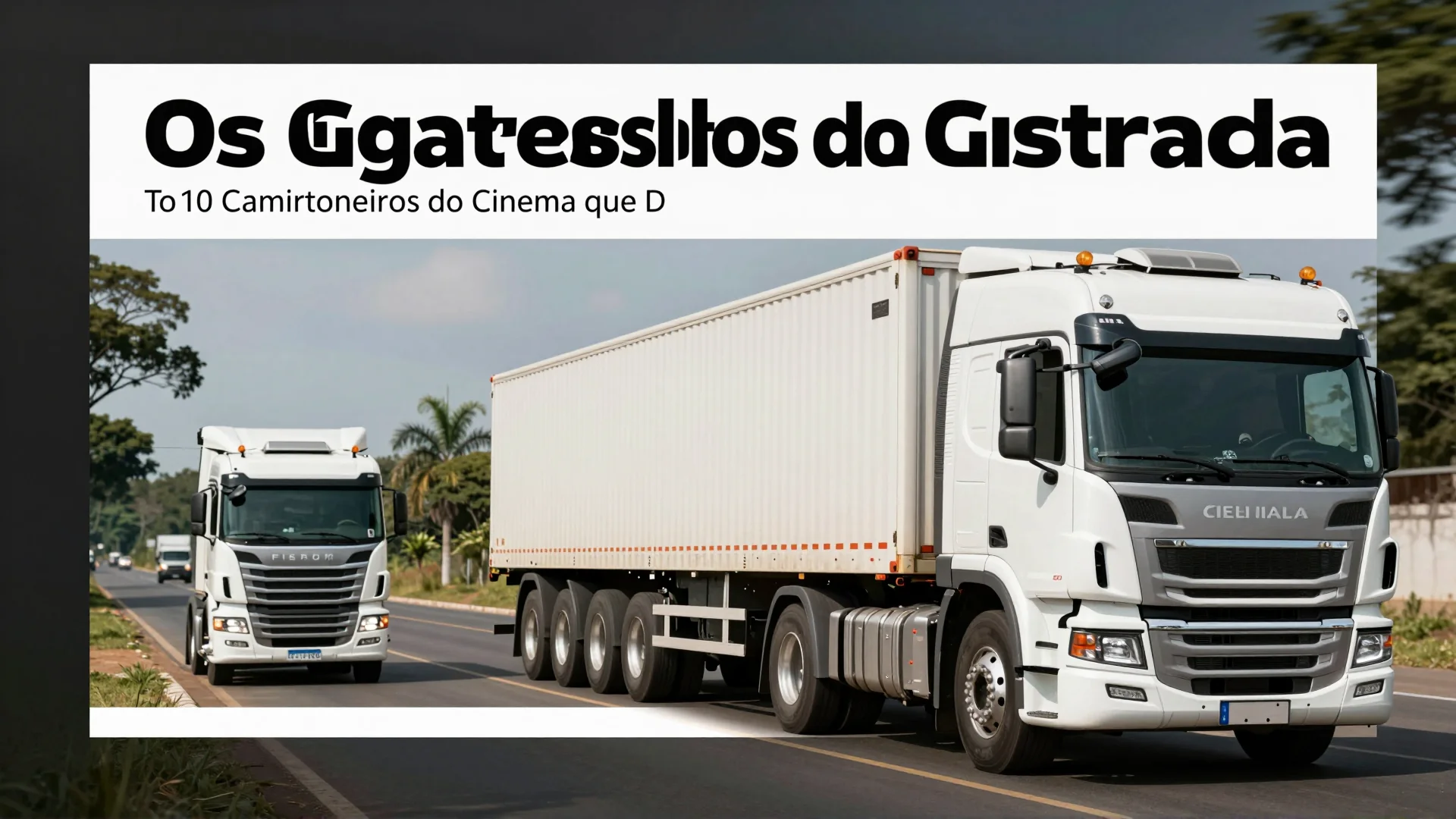 Os Gigantes da Estrada: Top 10 Caminhoneiros do Cinema que Definem a Cultura Popular