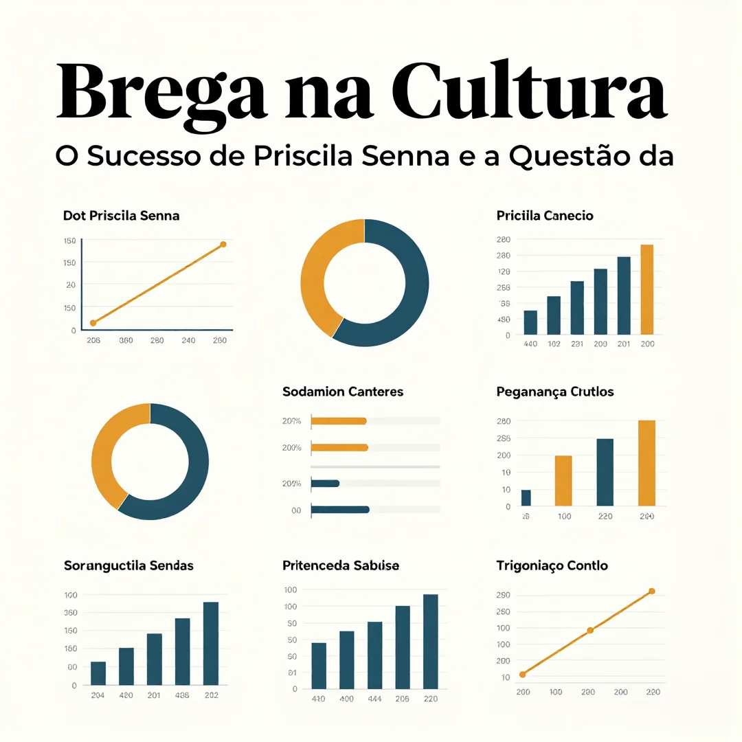 Infográfico - Brega na Cultura: O Sucesso de Priscila Senna e a Questão da Identidade Musical