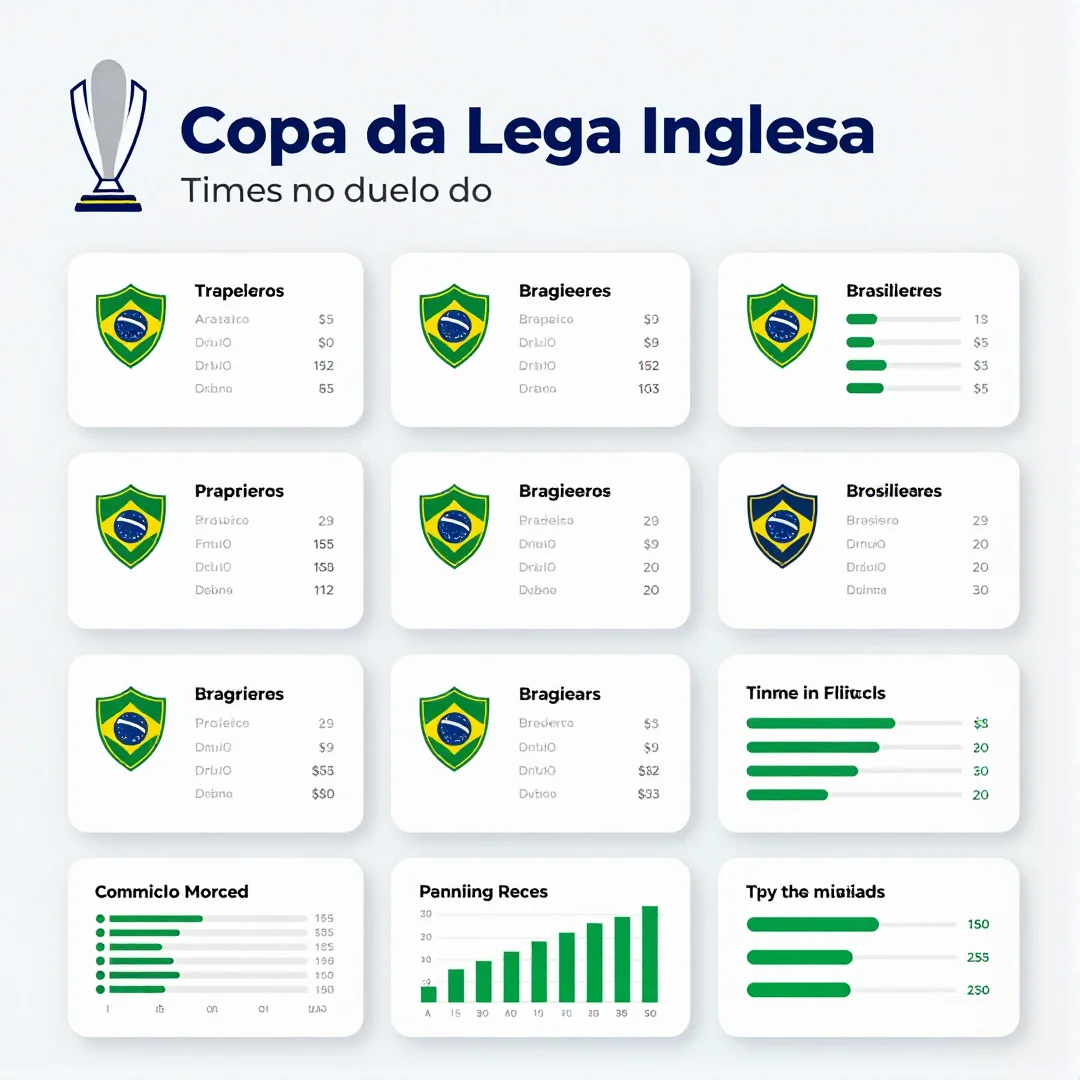 Infográfico - Copa da Liga Inglesa: veja os times brasileiros no duelo do Chelsea