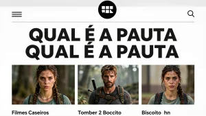 Qual  a Pauta Filmes Caseiros Tomb Raider 2 e Biscoito Champagne