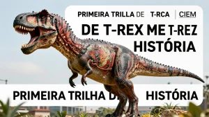 Primeira trilha de TRex muda histria da paleontologia e recria lendas de cinema