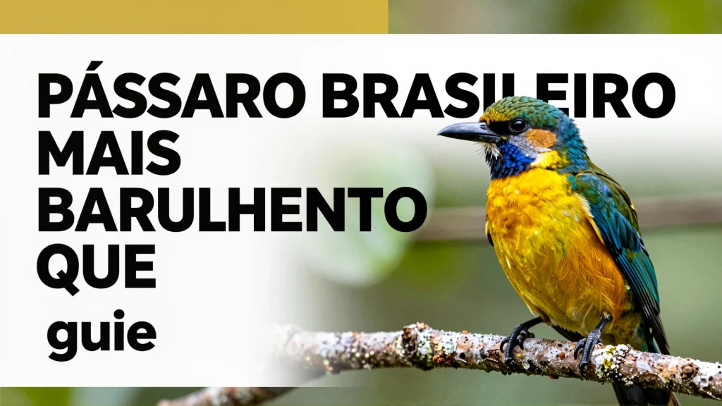 Pssaro brasileiro mais barulhento que britadeira guie sua visita no Pantanal e o