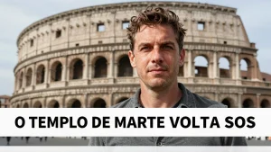 O Templo de Marte Volta aos Raios de Sol em Roma