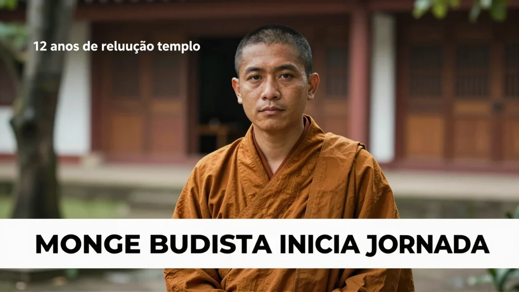 Monge budista inicia jornada 12 anos de recluso em templo sagrado