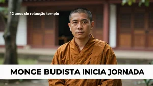 Monge budista inicia jornada 12 anos de recluso em templo sagrado