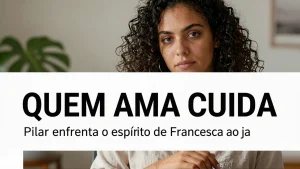 Quem Ama Cuida Pilar enfrenta o esprito de Francesca ao jantar romntico do filho