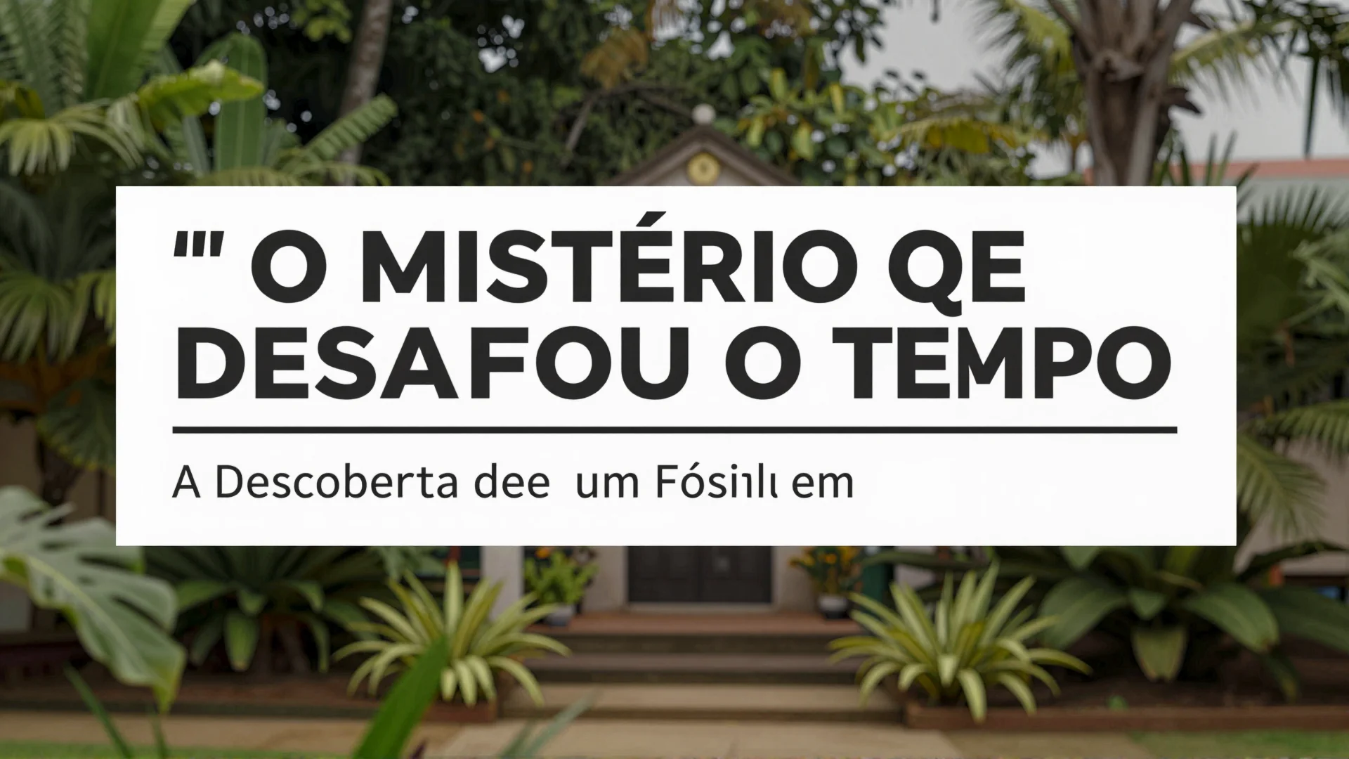 O Mistério que Desafiou o Tempo: A Descoberta de um Fósil em uma Esfinge Egípcia