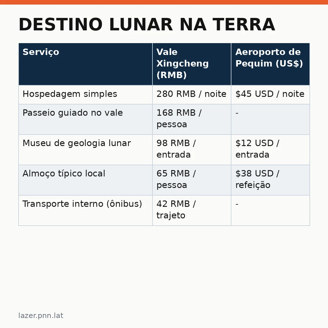 Infográfico - Destino Lunar na Terra: Como um Vale na China Atrai Turistas em Busca de Pedras Extraterrestres
