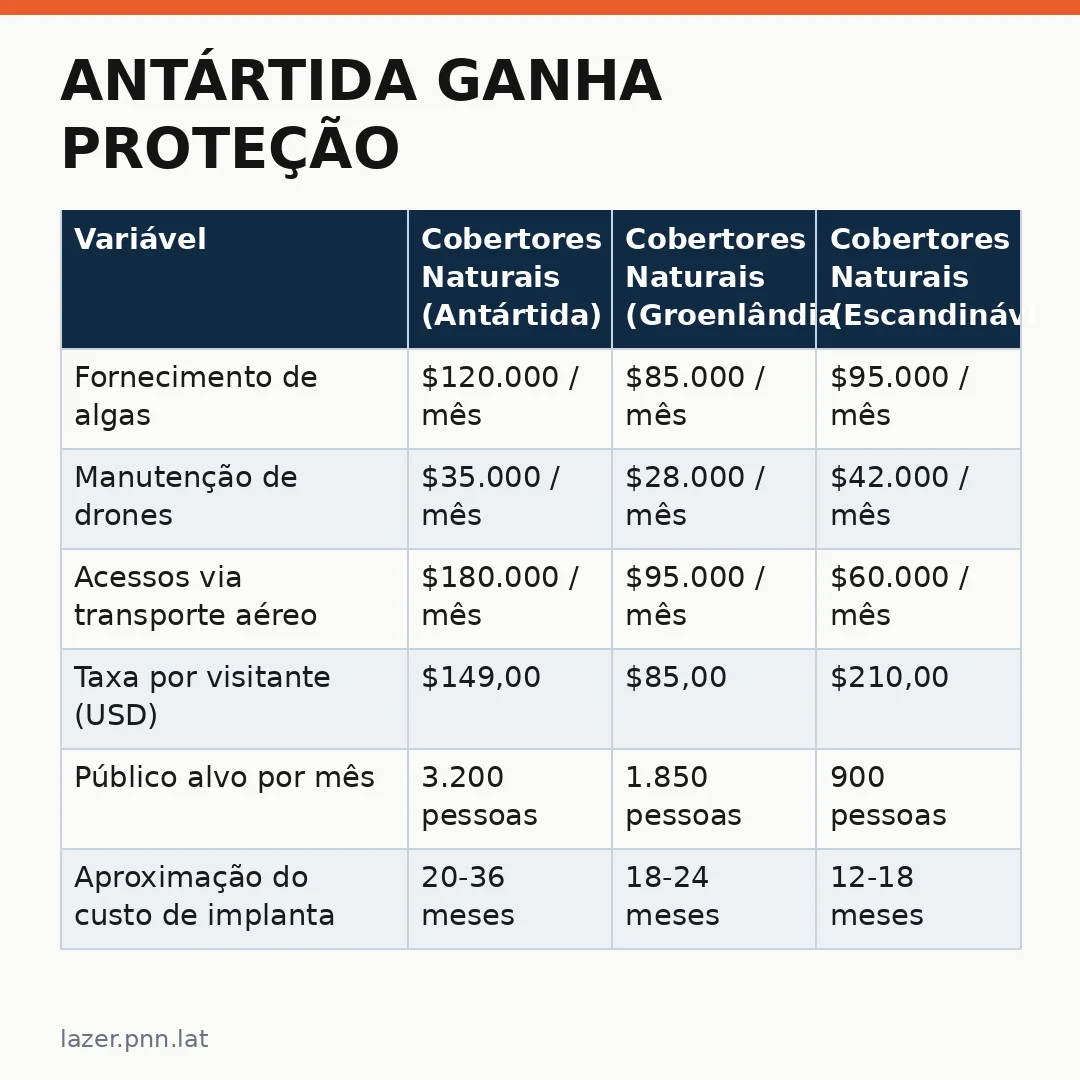 Infográfico - Antártida ganha proteção: empresa testa "cobertores" naturais para frear o degelo
