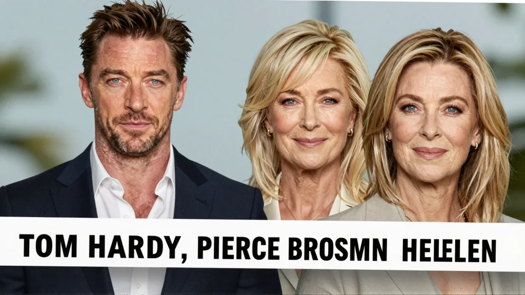 TOM HARDY PIERCE BROSNAN E HELEN MIRREN O RETORNO ESTRELA DO PARMOUNT